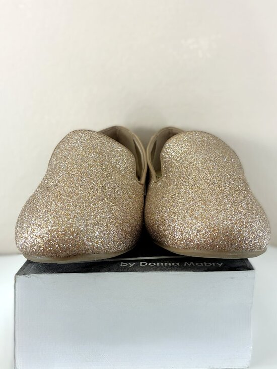 BIRDIES "The Starling" Gold Dust Glitter Loafers   ✨  size 11 - Picture 9 of 16
